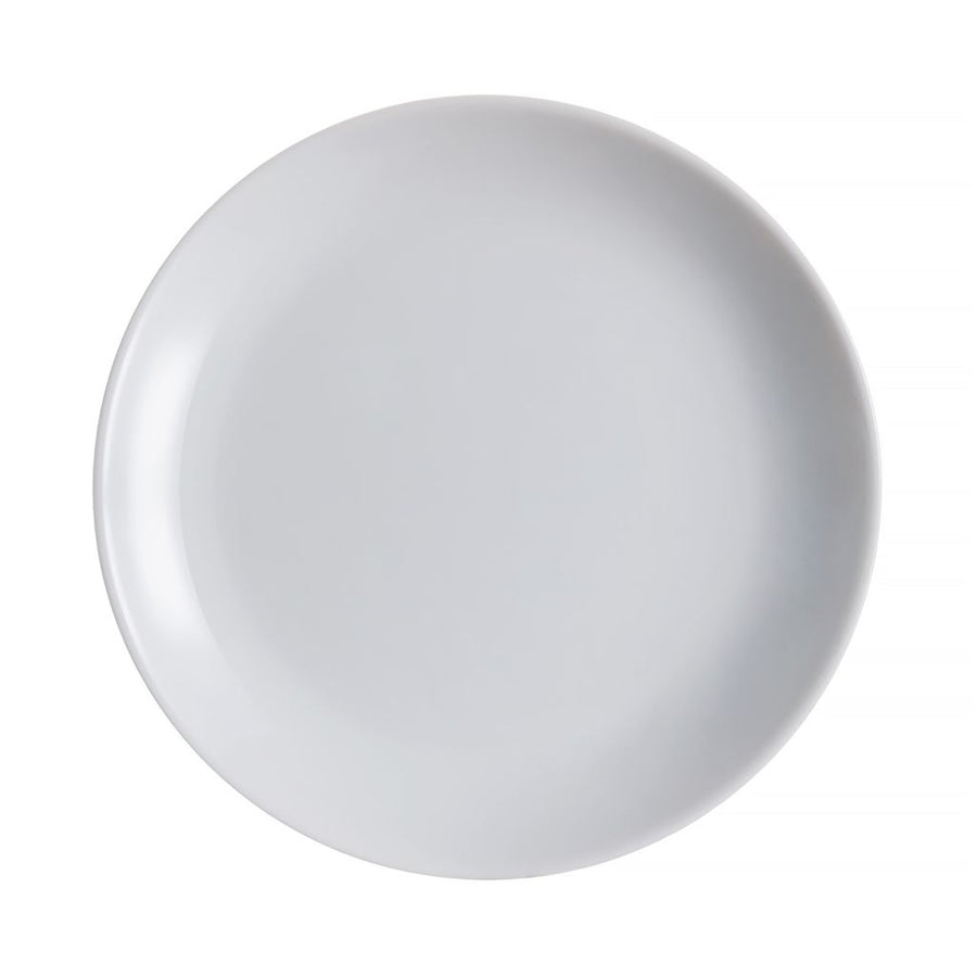 Kulatý dezertní talíř Luminarc, 19 cm, šedý, Diwali Granite