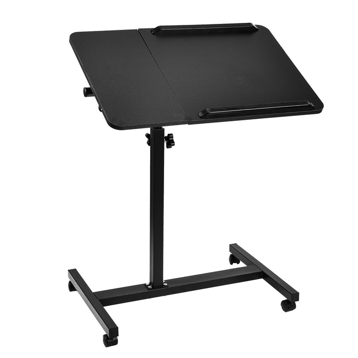 Mobilní stojan na psací stůl/notebook Maclean, černý, výškově nastavitelný 59-89 cm, max. 30 kg , MC-121 B
