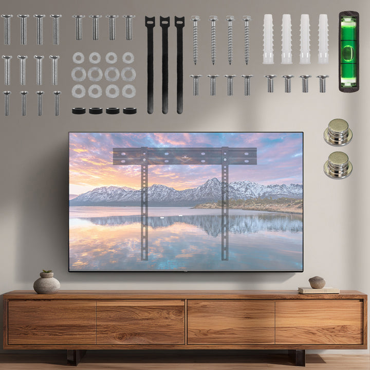 Ultraplochý nástěnný držák Maclean pro TV, 40-85", max. VESA 600x400, nosnost do 80 kg, MC-123