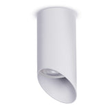 Povrchové svítidlo Maclean, bodové, kulaté, hliníkové, GU10, 55x130mm, bílé, MCE360 W+LED žárovka GU10 7W Maclean Energy MCE437 WW teplá bílá 3000K, 220-240V~, 50/60Hz, 490 lumenů