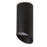 Svítidlo Maclean pro povrchovou montáž, bodové, kulaté, hliníkové, GU10, 55x130mm, černé, MCE360 B+ LED žárovka GU10 7W Maclean Energy MCE437 WW teplá bílá 3000K, 220-240V~, 50/60Hz,