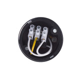 Povrchové svítidlo Maclean, bodové, kulaté, hliníkové, GU10, 55x130mm, černé, MCE361 B + LED žárovka GU10 7W Maclean Energy MCE437 WW teplá bílá 3000K, 220-240V~, 50/60Hz, 490 lm