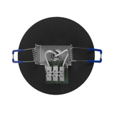 Svítidlo Maclean na omítku, bodové, kulaté, hliníkové, GU10, 55x130mm, černé, MCE364 B+LED žárovka GU10 7W Maclean Energy MCE437 WW teplá bílá 3000K, 220-240V~, 50/60Hz, 490lm