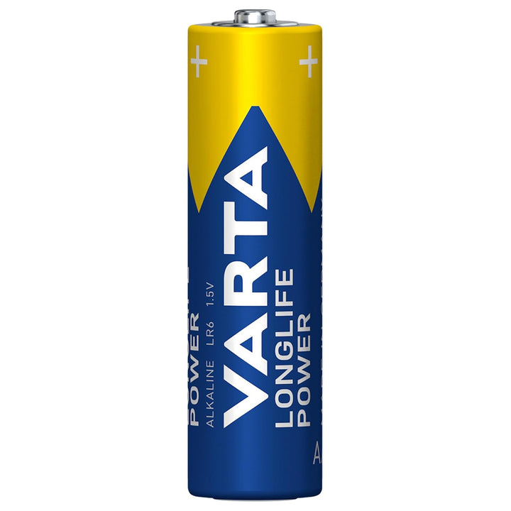 VARTA Longlife Power, 6 alkalických baterií AA, LR06, 1,5 V