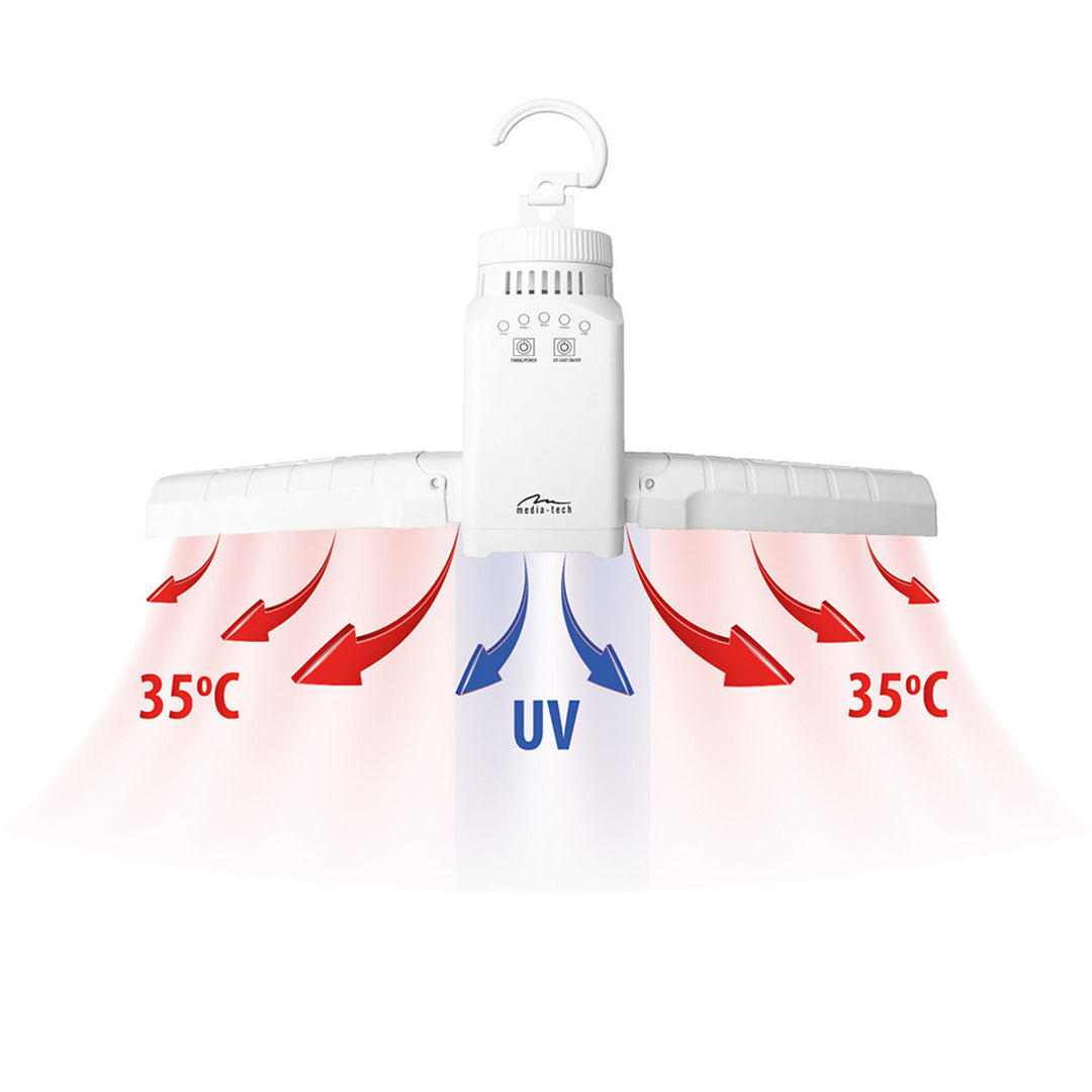 Mobilní nástěnná sušička vzduchu na oblečení, obuv atd. s UV dezinfekcí SMART AIRDRYER UV