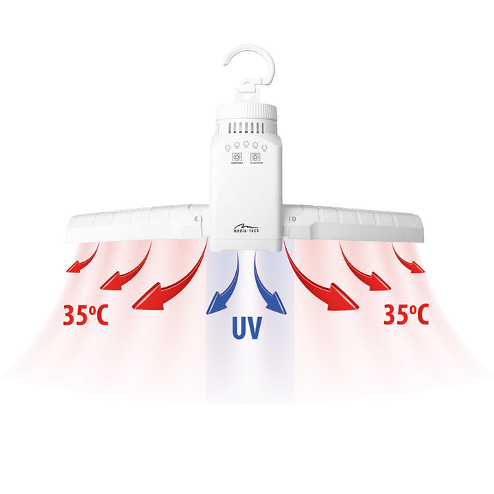 Mobilní nástěnná sušička vzduchu na oblečení, obuv atd. s UV dezinfekcí SMART AIRDRYER UV