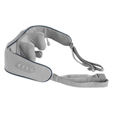 Masážní přístroj na ramena a krk. Shiatsu, 5D imitace rukou, 6 masážních hlavic, 3 režimy, 3 rychlosti, bezdrátový, nabíjecí port USB-C MASÁŽNÍ STROJ NA KRK A RÁCE