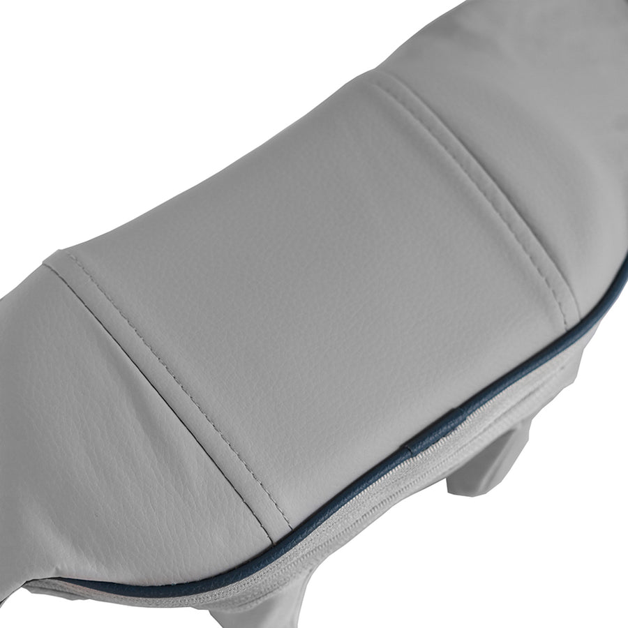 Masážní přístroj na ramena a krk. Shiatsu, 5D imitace rukou, 6 masážních hlavic, 3 režimy, 3 rychlosti, bezdrátový, nabíjecí port USB-C MASÁŽNÍ STROJ NA KRK A RÁCE