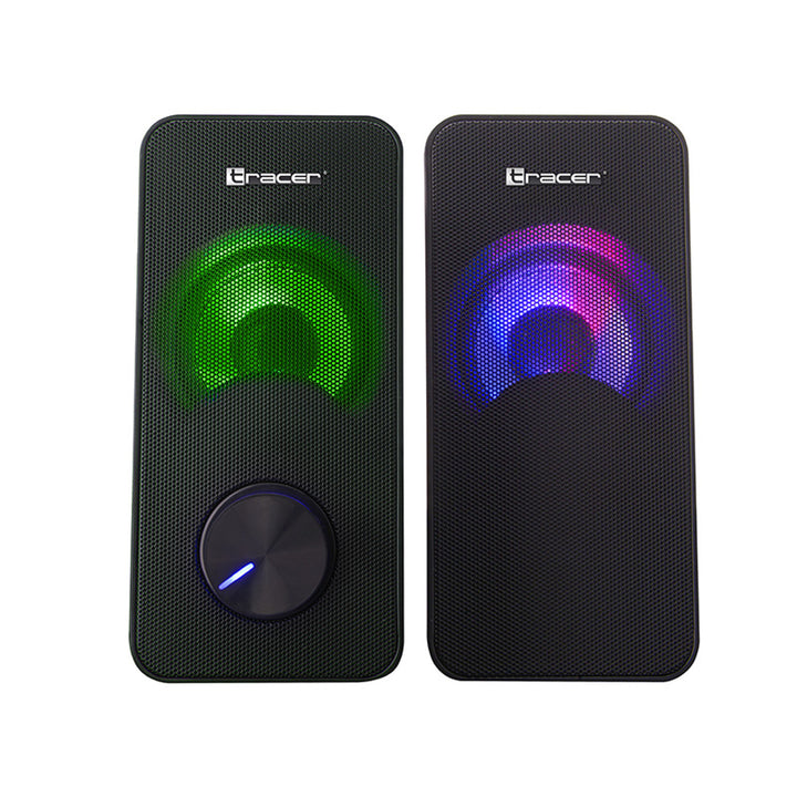 Reproduktory Tracer, podsvícení RGB, 6 W RMS, napájení USB, smyčka