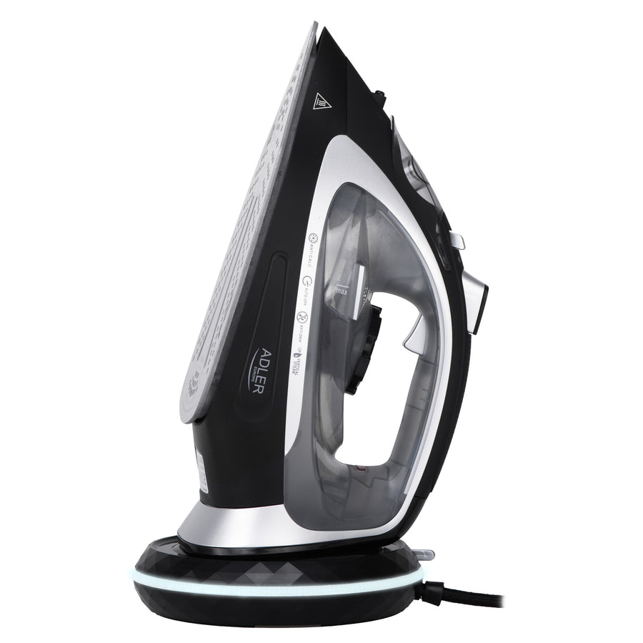 Bezdrátová napařovací žehlička Adler, keramická deska, 2800 W, AD 5043