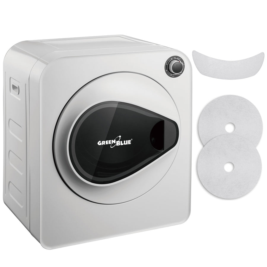 Elektrická sušička prádla GreenBlue, náplň 3 kg, GB405 + sada filtrů GreenBlue GB483 , 1x vstup, 2x výstup, (vhodné pro GB405, GB410, GB415)