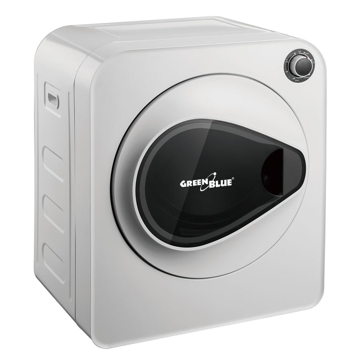 GreenBlue elektrická sušička prádla, náplň 3 kg, GB405+4ks GreenBlue GB483 sada filtrů pro sušičku prádla , 1x vstup, 2x výstup
