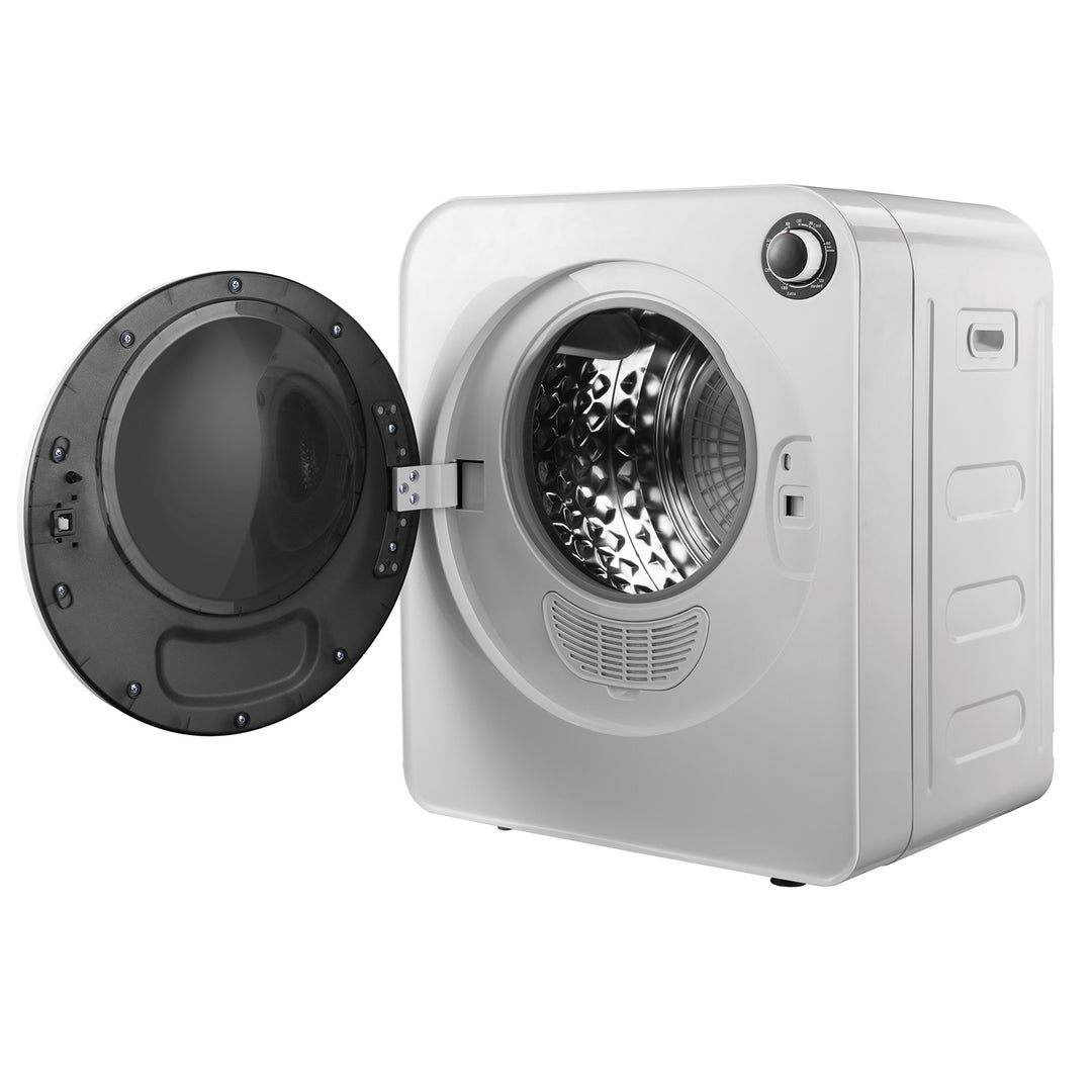 GreenBlue elektrická sušička prádla, náplň 3 kg, GB405+4ks GreenBlue GB483 sada filtrů pro sušičku prádla , 1x vstup, 2x výstup