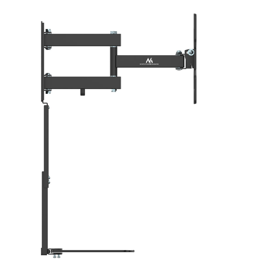 Držák na TV s policí na DVD Maclean, vesa 200x200 , 23"-43", 25kg, MC-771A +HDMI 2.0 4K 3D UHD 1,8m KABEL 48 bitů