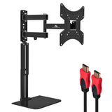 Držák na TV s policí na DVD Maclean, vesa 200x200 , 23"-43", 25kg, MC-771A +HDMI 2.0 4K 3D UHD 1,8m KABEL 48 bitů