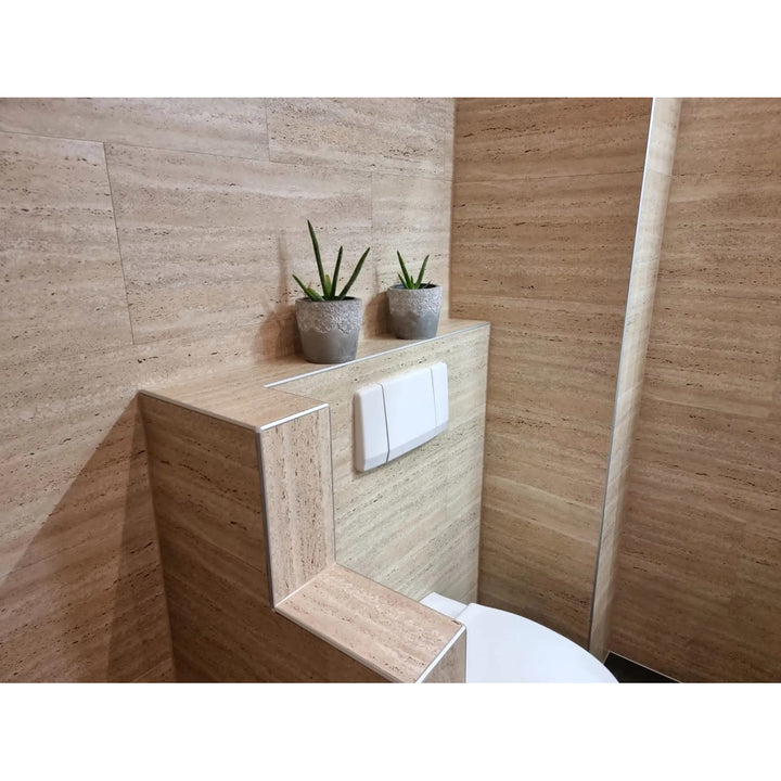 Fliesana samolepicí obklady a dlažba, sada 3 kusů, voděodolné, design přírodního kamene