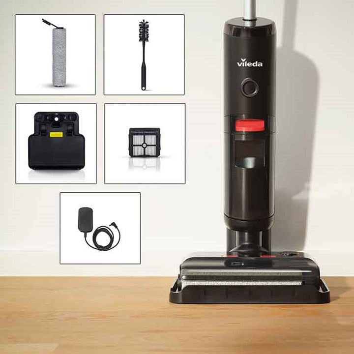 Akumulátorový vysavač Vileda Pure Clean S5 Plus s dalším příslušenstvím