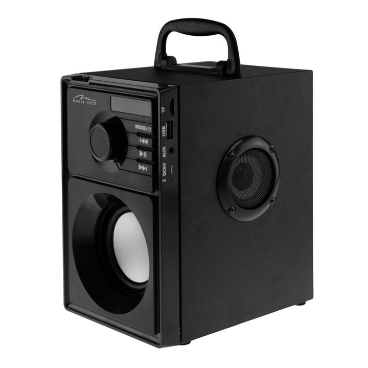 Bezdrátový reproduktor Media-Tech, Bluetooth 5.1, FM rádio, AUX, RMS 15 W, MT3179