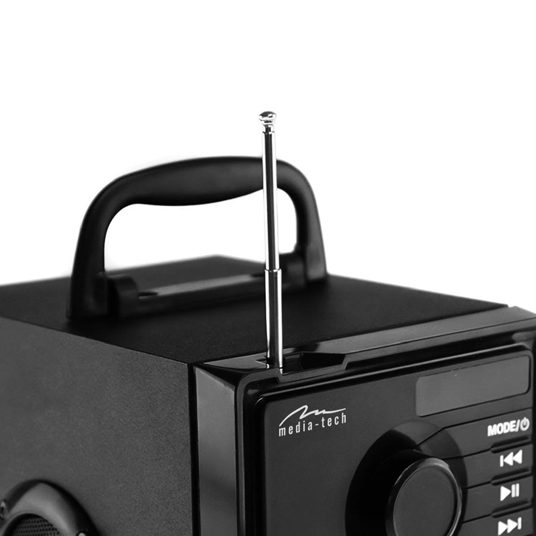 Bezdrátový reproduktor Media-Tech, Bluetooth 5.1, FM rádio, AUX, RMS 15 W, MT3179