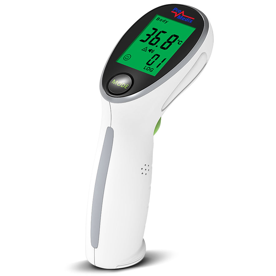 Dětský inhalátor Promedix, medvídek, nebulizátor, maska, sada filtrů, PR-811 + infračervený bezkontaktní lékařský teploměr Promedix PR-960