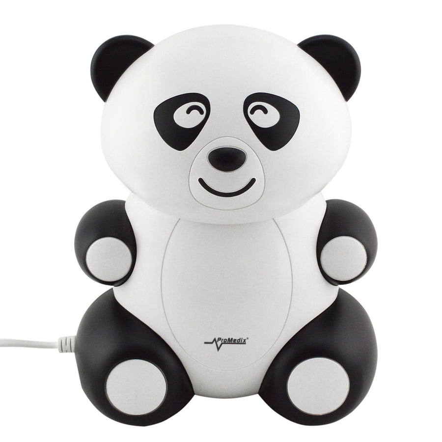 Dětský inhalátor Promedix PR-812 panda, nebulizátor, maska, sada filtrů + infračervený bezkontaktní lékařský teploměr Promedix PR-960