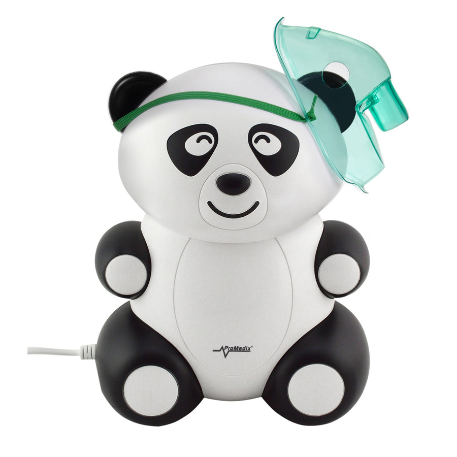Promedix PR-812 dětský inhalátor panda, nebulizátor, maska, filtr + dudlík Promedix PR-815