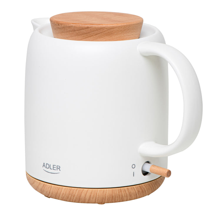 Keramická rychlovarná konvice 1,0 l, 1200 W, ecru, Adler AD 1304