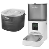 GreenBlue automatický dávkovač vody / napáječka pro zvířata, 3L, USB 5V1A, GB392 + GreenBlue automatický dávkovač krmiva pro zvířata, 6L, USB 5V1A, GB393