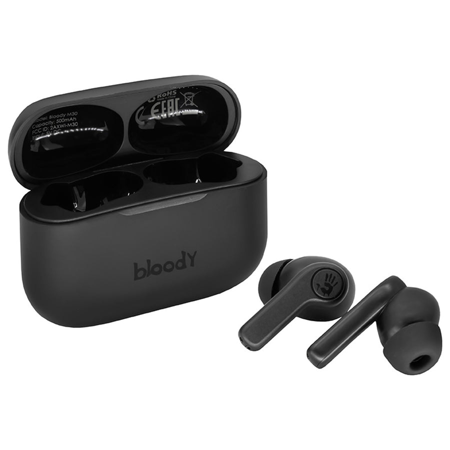 Bezdrátová sluchátka A4TECH, Bluetooth 5.0, BLOODY TWS M30 Black