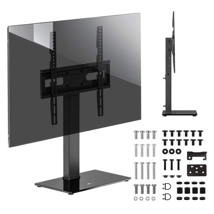 Univerzální TV stojan Maclean, pro RTV skříňku, stojan, max. 40 kg, max. VESA 400x400, nastavení výšky a úhlu, pro televizory 32-65", MC-1240
