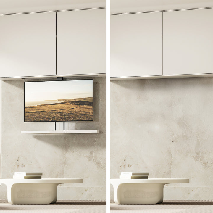 Elektrický stropní a podlahový úchyt, výsuvný Maclean, 43''-88'', VESA 600x400, max. 60 kg, 100-240V AC,50/60Hz
