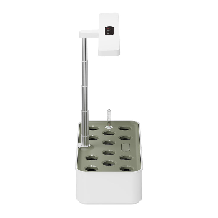 Inteligentní systém pro pěstování pokojových rostlin GreenBlue, SMART hrnec, objem 4 l, pro 12 rostlin, LED diody s plným spektrem, GB133