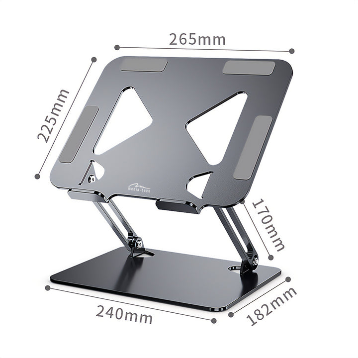 Nastavitelný ergonomický stojan na notebook 10-17 palců LAPTOP STAND Media-Tech MT2661