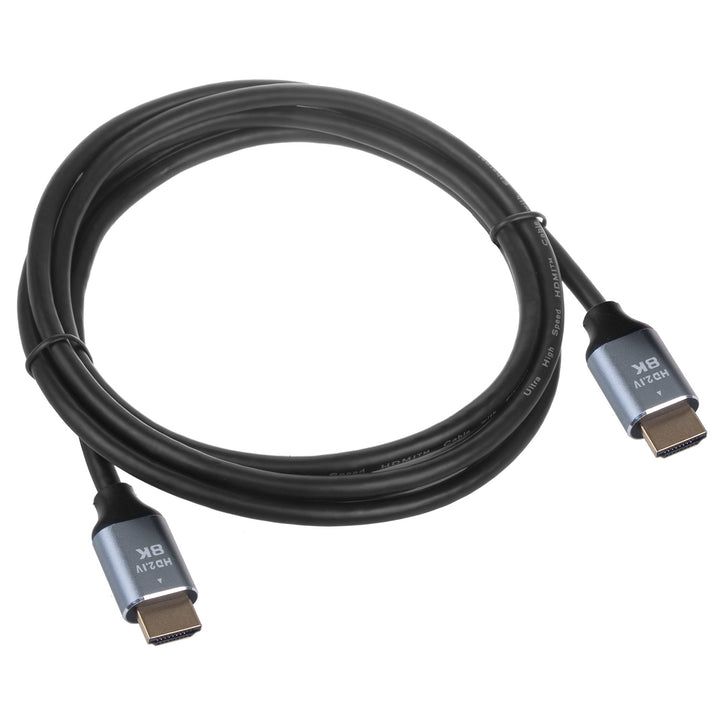 Elektrický stropní držák Maclean, max. VESA 600x400, pro šikmé stěny, dálkové ovládání, 32"-70", 35 kg, MC-880 + kabel Maclean HDMI 2.1a, 3 m, 8K HDR, MCTV-442