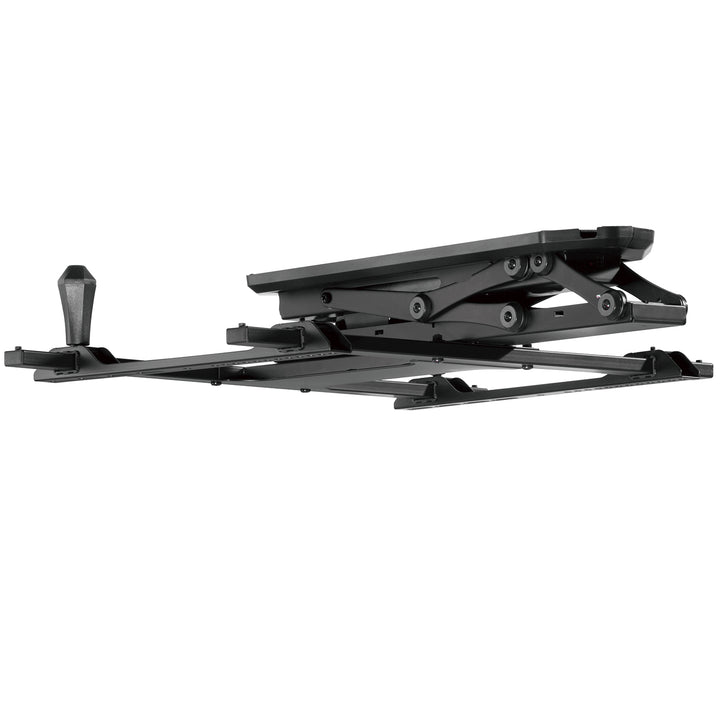 Elektrický stropní držák Maclean, max. VESA 600x400, pro šikmé stěny, dálkové ovládání, 32"-70", 35 kg, MC-880 + kabel Maclean HDMI 2.1a, 3 m, 8K HDR, MCTV-442