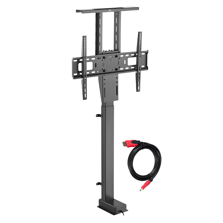 Elektrický výsuvný držák pro Maclean, TUYA, 37''-80'', VESA 600x400, max. 60 kg, MC-866T + HDMI 2.0 4K 3D UHD 1,8 m KABEL 48 bitů