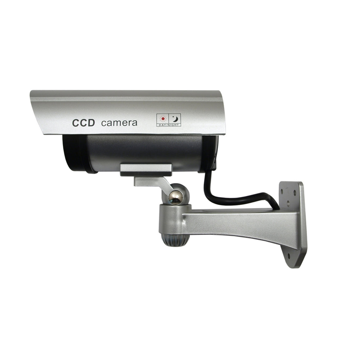 Atrapa kamery s blikající LED IR1100 S IR outdoor, stříbrná, 4 kusy