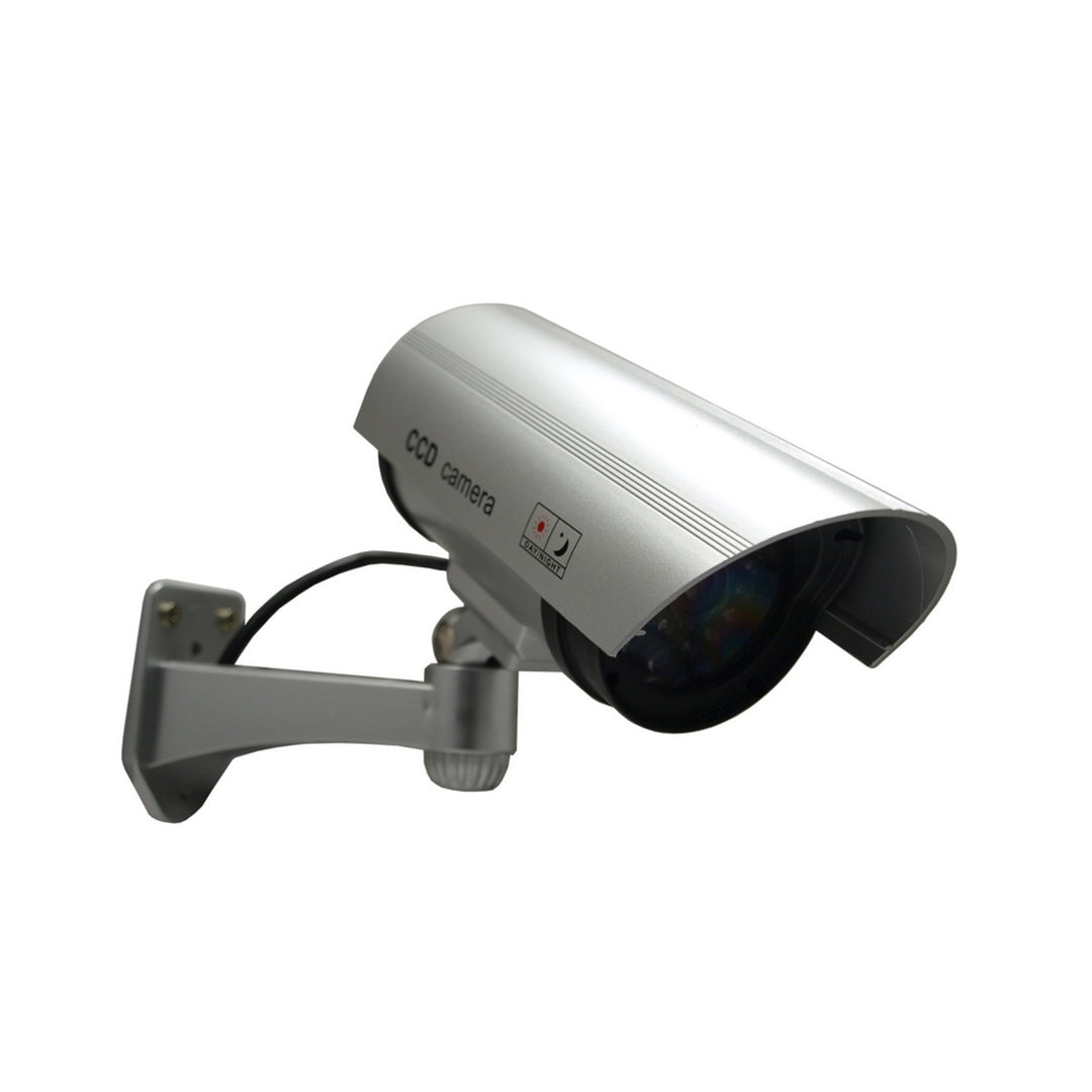 Atrapa kamery s blikající LED IR1100 S IR outdoor, stříbrná, 4 kusy