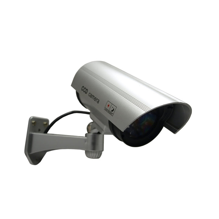 Atrapa kamery s blikající LED IR1100 S IR outdoor, stříbrná, 4 kusy