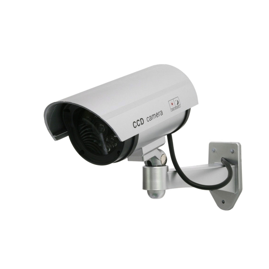 Atrapa kamery s blikající LED IR1100 S IR outdoor, stříbrná, 4 kusy