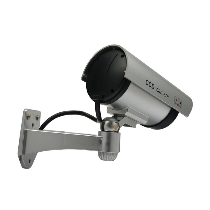 Atrapa kamery s blikající LED IR1100 S IR outdoor, stříbrná, 4 kusy