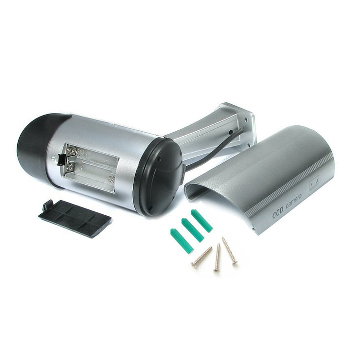 Atrapa kamery s blikající LED IR1100 S IR outdoor, stříbrná, 4 kusy
