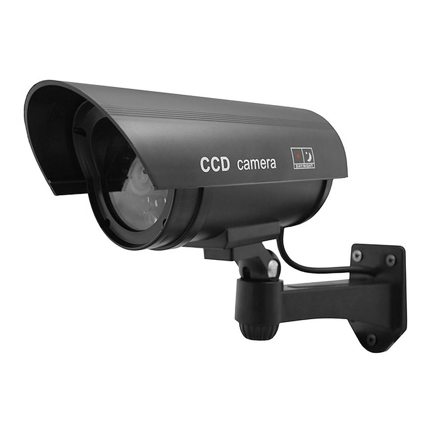 Atrapa kamery s blikající LED IR1100 B IR outdoor, černá, 2 kusy