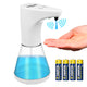 Automatický dávkovač Promedix, dávkovací nádoba na tekutá mýdla, dezinfekční kapaliny, 480 ml, 4xAA PR-530 + 4x baterie Varta Industrial LR6/AA R-06