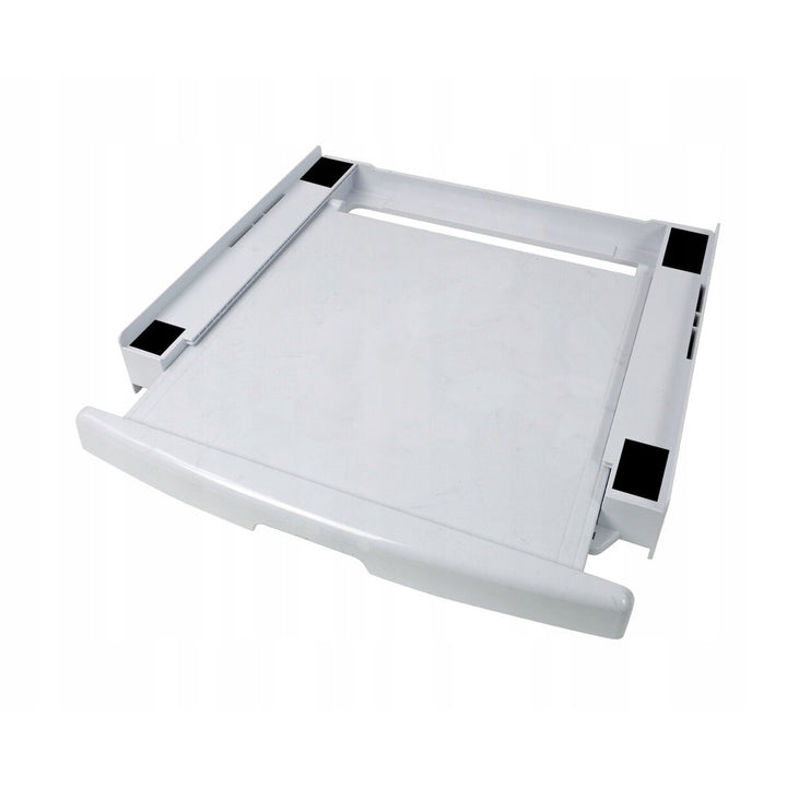 Univerzální připojení pračky a sušičky, výsuvná police, 60 cm, bílá, Scanpart