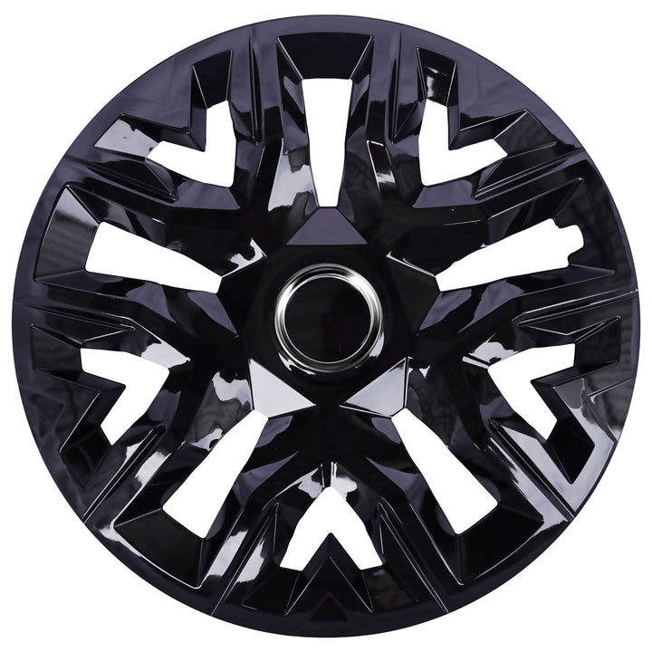 Univerzální kryty nábojů 15'' NRM Perfecto černě lakované 4 kusy