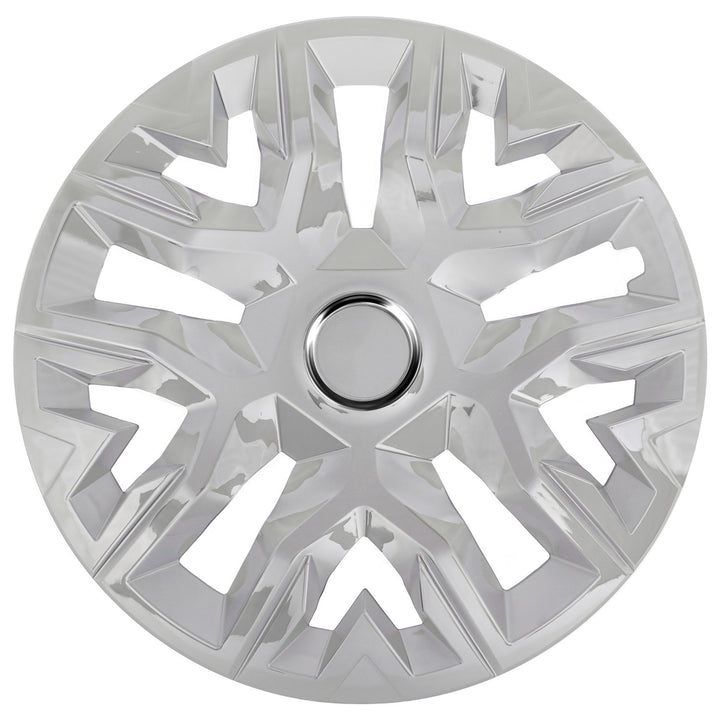 Univerzální kryty nábojů 15'' NRM Perfecto stříbrné lakované 4 kusy
