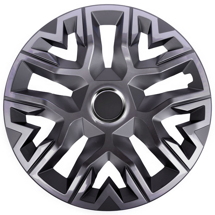 Univerzální kryty nábojů 16'' NRM Perfecto grafitově lakované 4 kusy