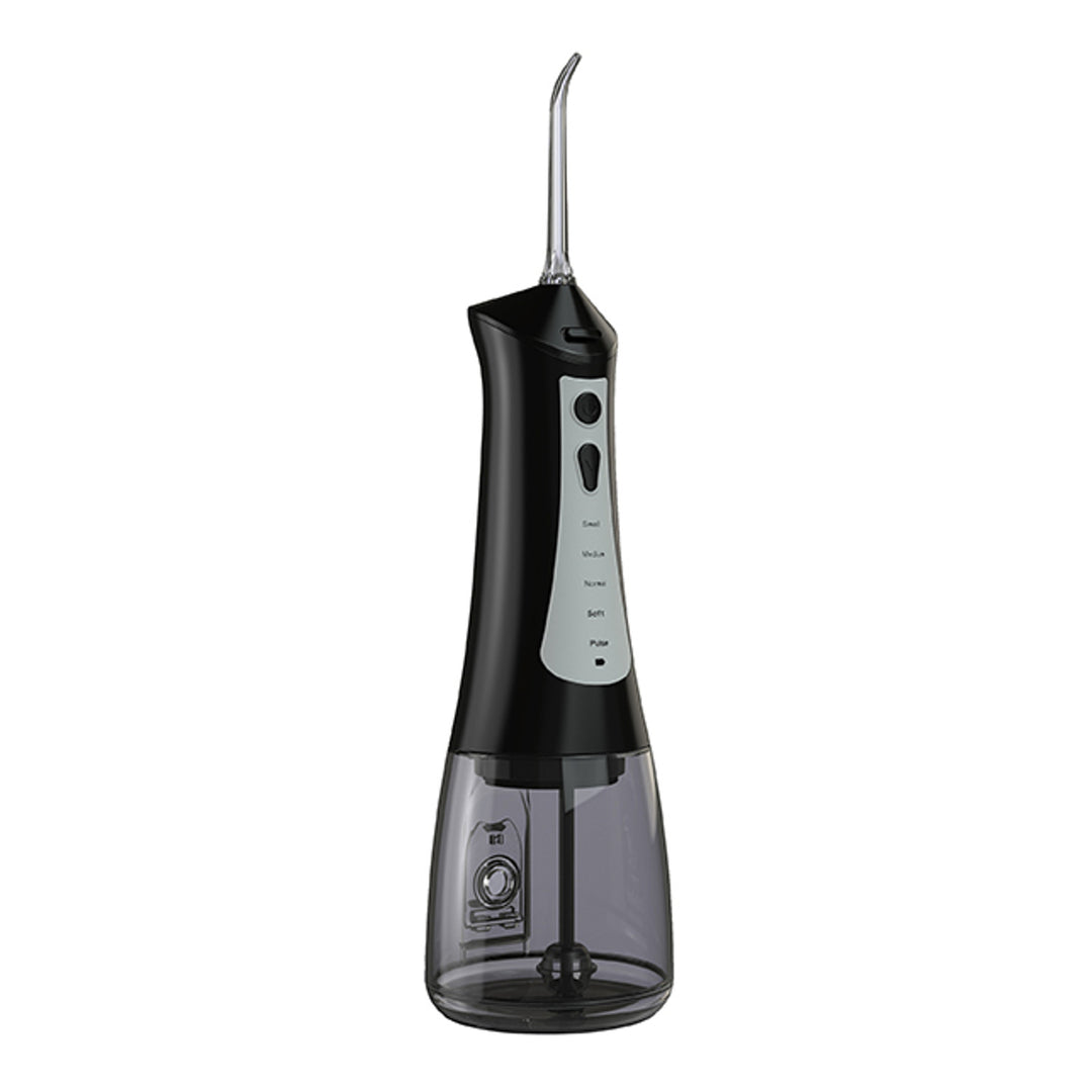 Zubní irigátor LAFE, 5 režimů, 6 koncovek, černý, CleanPRO