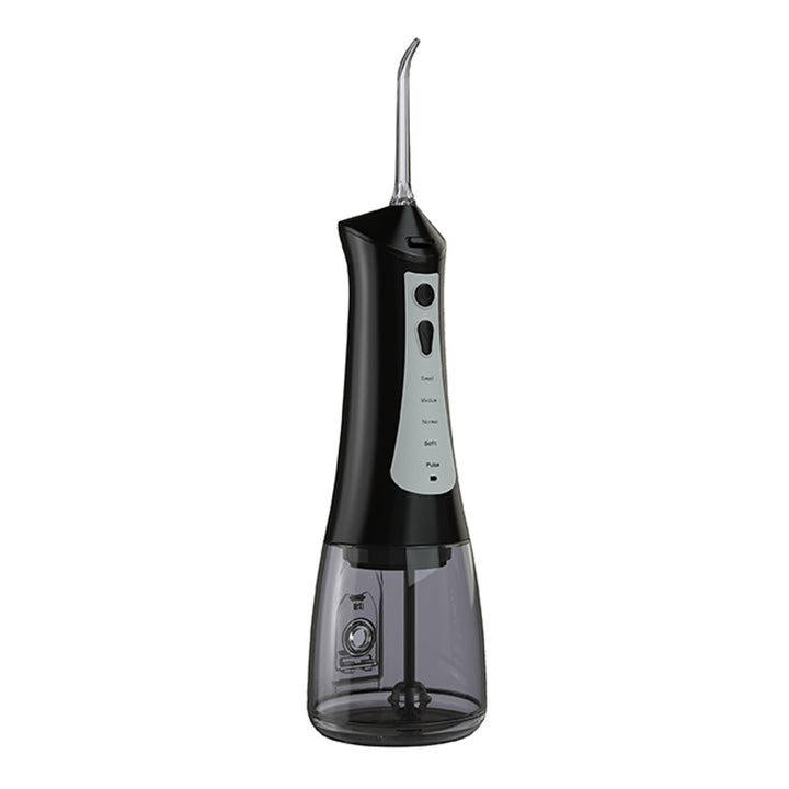 Zubní irigátor LAFE, 5 režimů, 6 koncovek, černý, CleanPRO